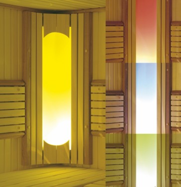 Saunové osvetlenie Harvia, halogénová farebná terapia, Solar